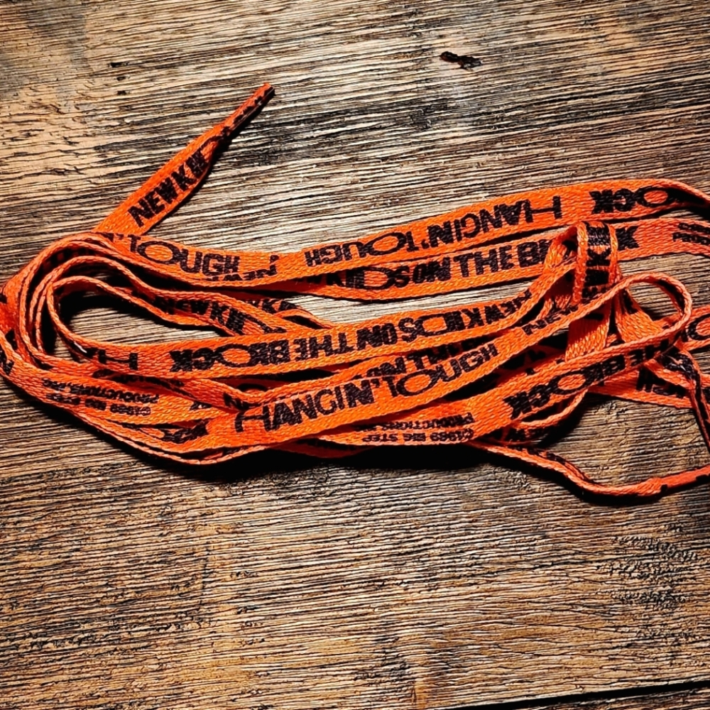 Vintage 1989 NKOTB Shoelaces - Rare Collector's Item - Hangin' Tough Laces
